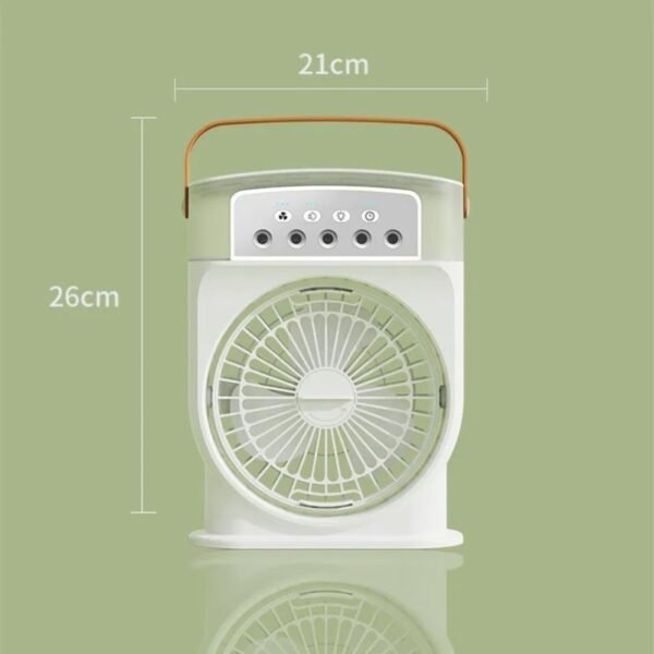 Rechargeable Air Cooler Fan With Mist Flow - Image 3