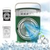 Rechargeable Air Cooler Fan With Mist Flow